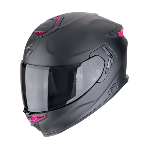 SCORPION casque intégral EXO-GT SP AIR SOLID moto scooter Noir mat / Rose