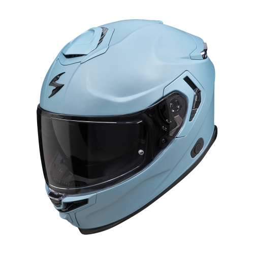 SCORPION casque intégral EXO-GT SP AIR SOLID moto scooter Bleu mat celeste