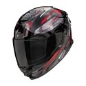 SCORPION casque intégral EXO-GT SP AIR AUGUSTA moto scooter Noir / Gris / Rouge