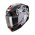 SCORPION casque enfant intégral EXO-JNR AIR BOUM moto scooter Noir / Blanc