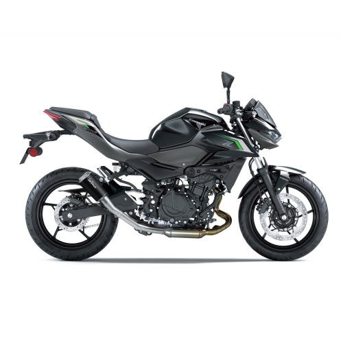 LEOVINCE KAWASAKI Z 500 / 400 / NINJA / 2018 2024 LV-10 INOX BLACK pot échappement NON HOM 15218BU