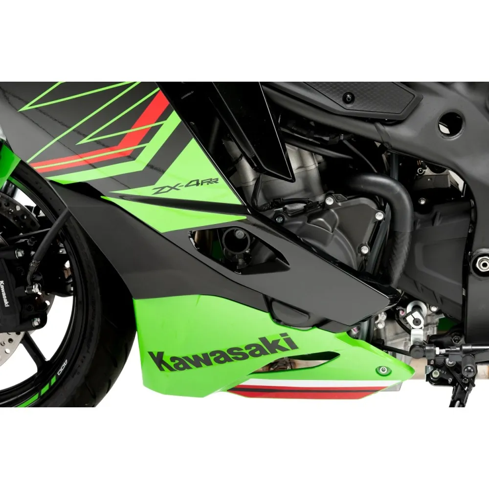 PUIG cache protection carters moteur Track Championship KAWASAKI ZX-4 R NINJA / RR / 2024 ref 21894