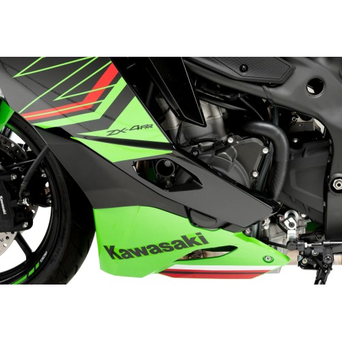 PUIG cache protection carters moteur Track Championship KAWASAKI ZX-4 R NINJA / RR / 2024 ref 21894