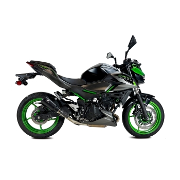 IXRACE KAWASAKI Z 400 / 500 / NINJA 400 / 2018 2024 Pot d'échappement pot MK2B BLACK AK7240SB NON HOM