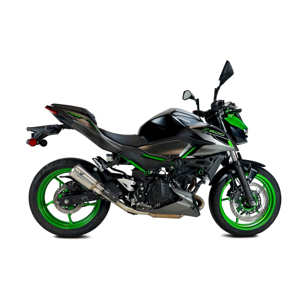 IXRACE KAWASAKI Z 400 / 500 / NINJA 400 / 2018 2024 pot d'échappement MK2 INOX AK7240S EURO 5