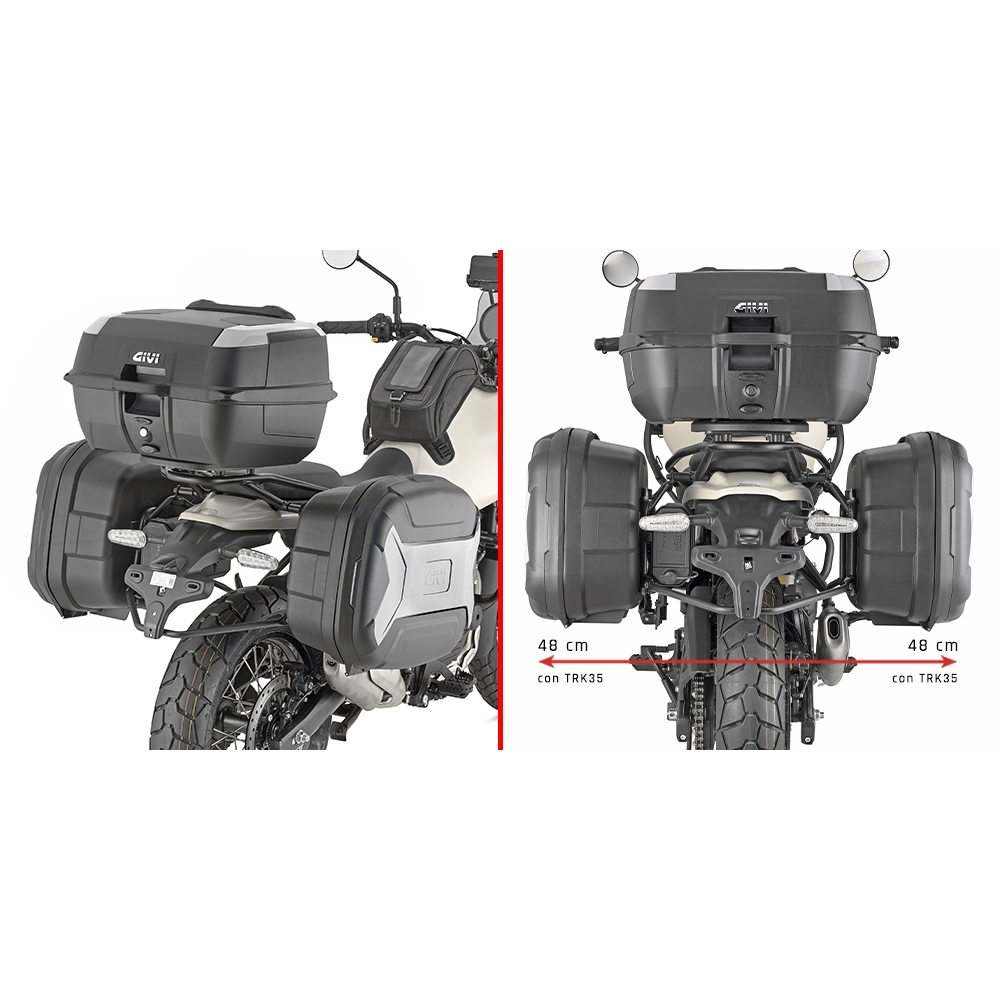 GIVI PL9059 support tubulaire pour valise latérale MONOKEY ROYAL ENFIELD HIMALAYAN 450 / 2024