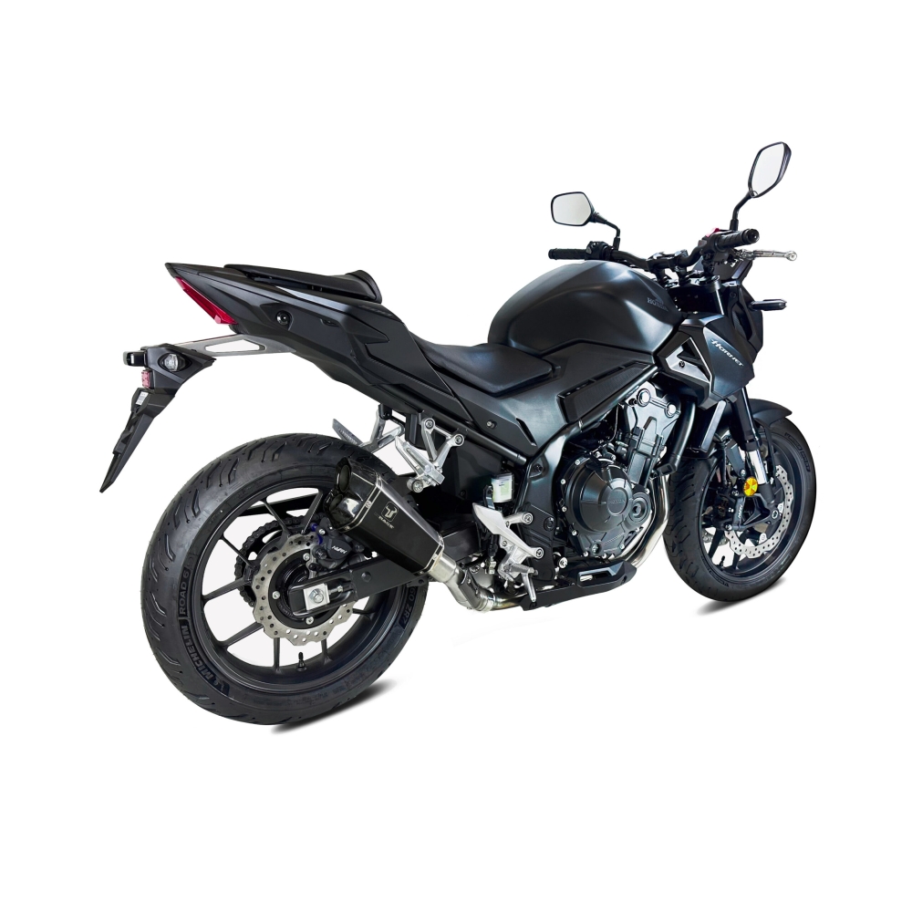 IXRACE HONDA HORNET / NX / CBR 500 R / 2024 pot d'échappement M8 BLACK MH6037B EURO 5+