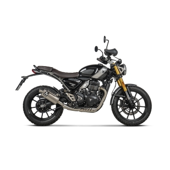 AKRAPOVIC TRIUMPH  SCRAMBLER 400 X / SPEED 400 / 2024 pot d'échappement TITANE SLIP-ON hom. EURO5 1811-4726