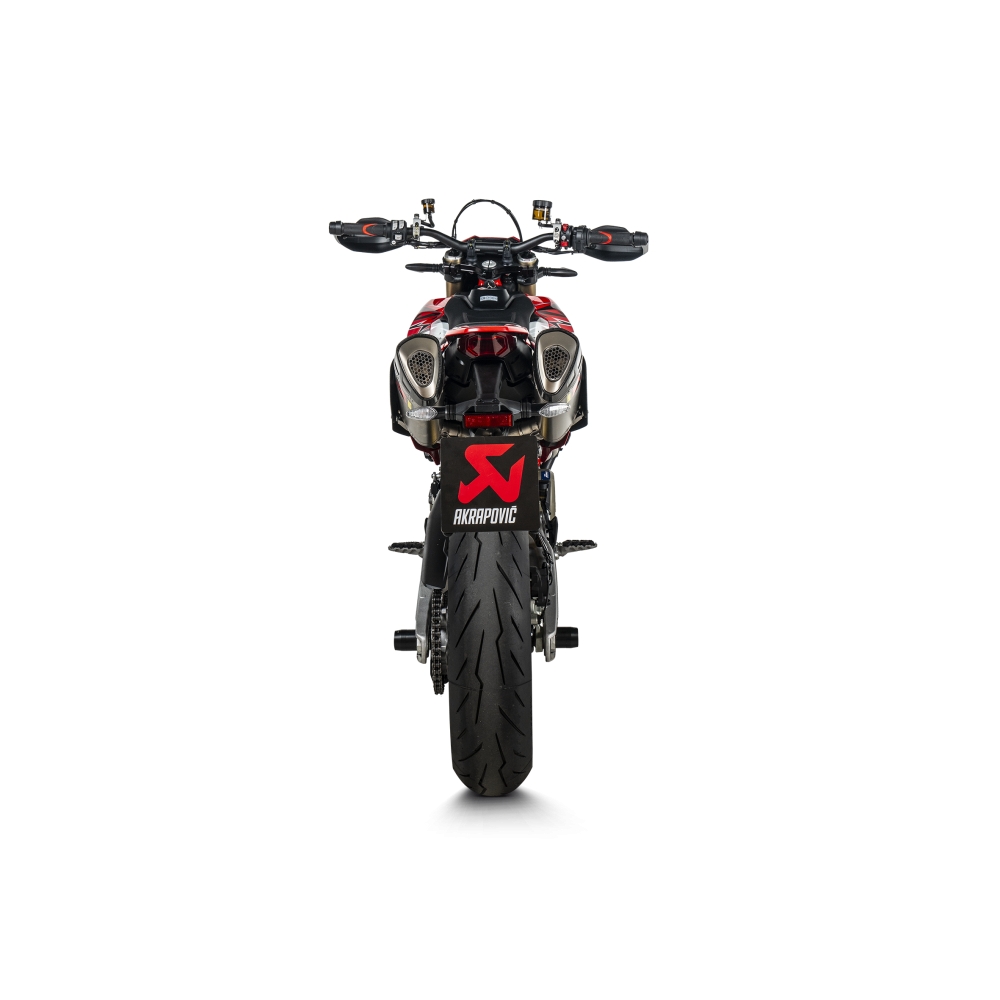 AKRAPOVIC DUCATI HYPERMOTARD 698 / 2024 pot d'échappement SLIP-ON TITANE EURO5 1811-4722