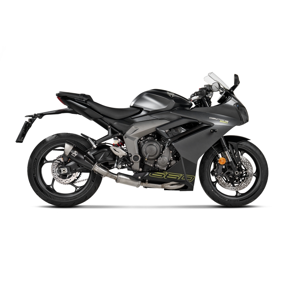 AKRAPOVIC TRIUMPH DAYTONA 660 / TRIDENT / TIGER / 2021 2024 RACING LINE exhault TITANIUM not approved 1810-3205