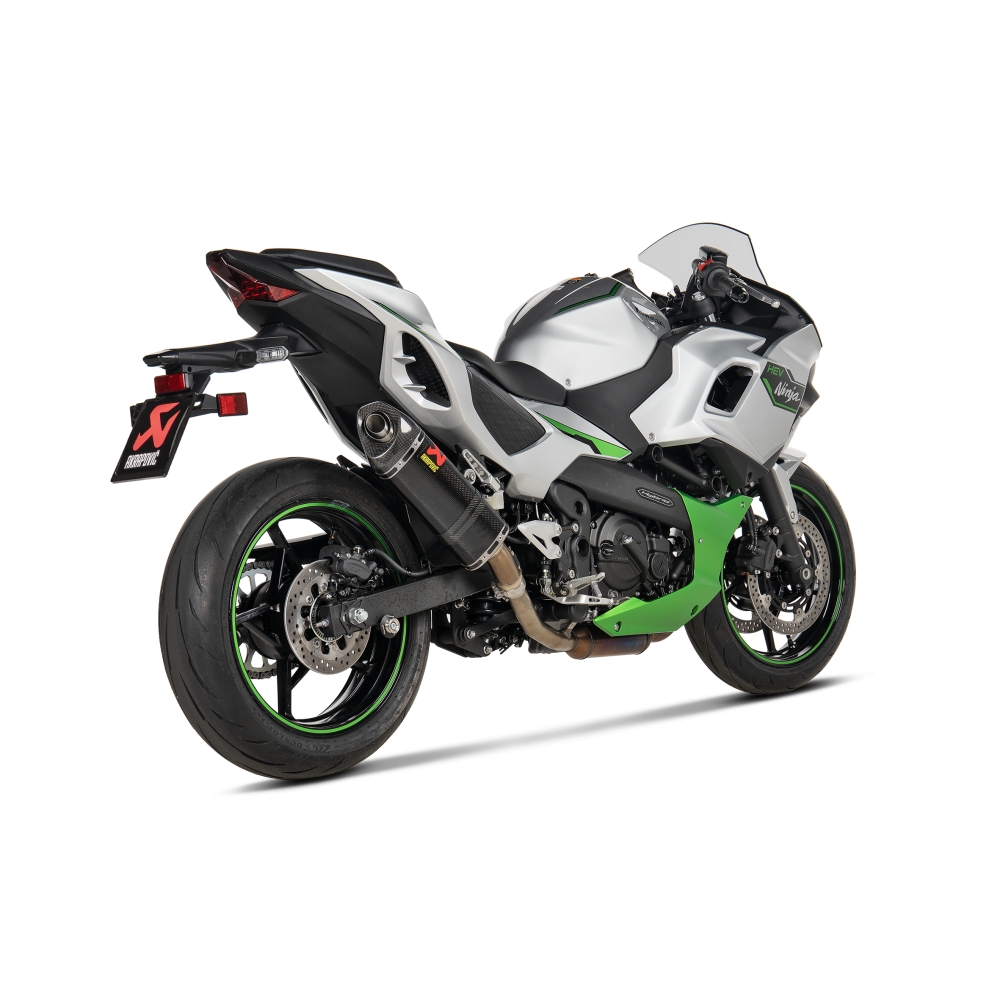 AKRAPOVIC KAWASAKI NINJA 7 / Z-7 / 2024 pot d'échappement CARBONE non hom. SLIP-ON 1811-4708