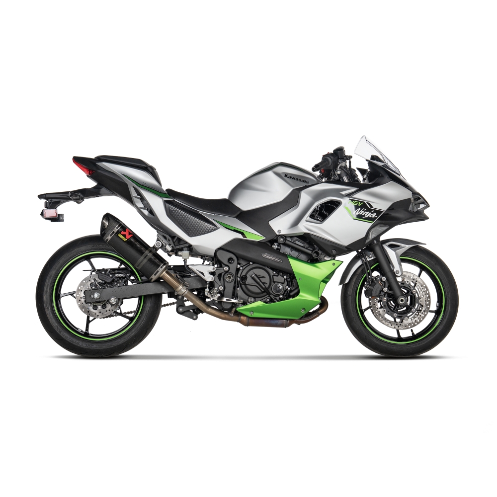 AKRAPOVIC KAWASAKI NINJA 7 / Z-7 / 2024 pot d'échappement CARBONE non hom. SLIP-ON 1811-4708