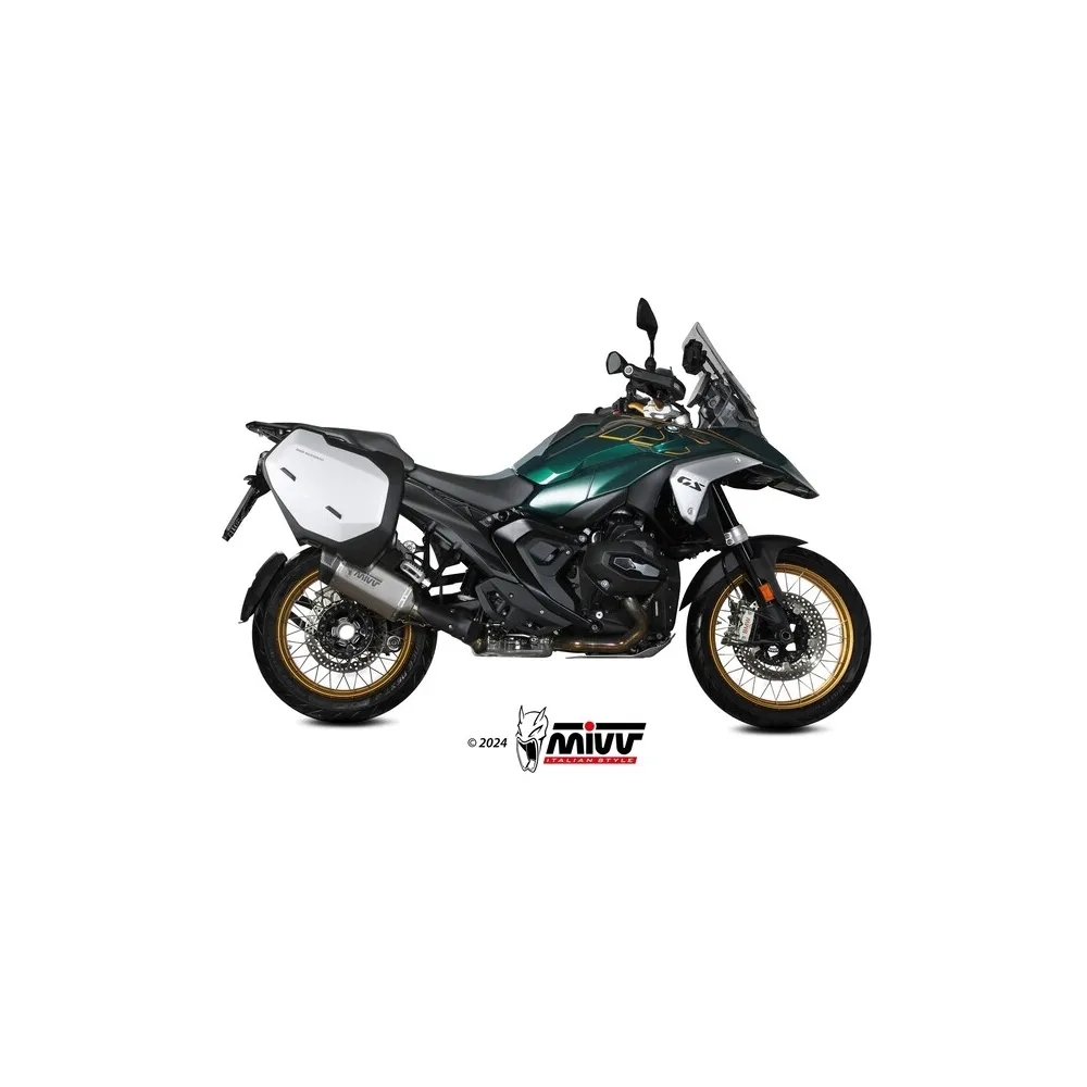 MIVV BMW R 1300 GS / 2024 SR-1 exhaust system silencer CE approved