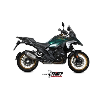 MIVV BMW R1300 GS / 2024 pot d'échappement SR-1 Titane/Carbone Homologué CE