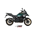 MIVV BMW R 1300 GS / 2024 SR-1 exhaust system Black Titanium/Carbon silencer CE approved