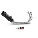 MIVV YAMAHA MT-07 / 2021 2024 GP exhaust line system Black Inox/Carbon silencer Y.045.LXBC