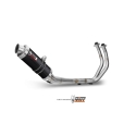 MIVV YAMAHA MT-07 / 2014 2024 ligne d'échappement GP Carbone/Inox NON HOM.