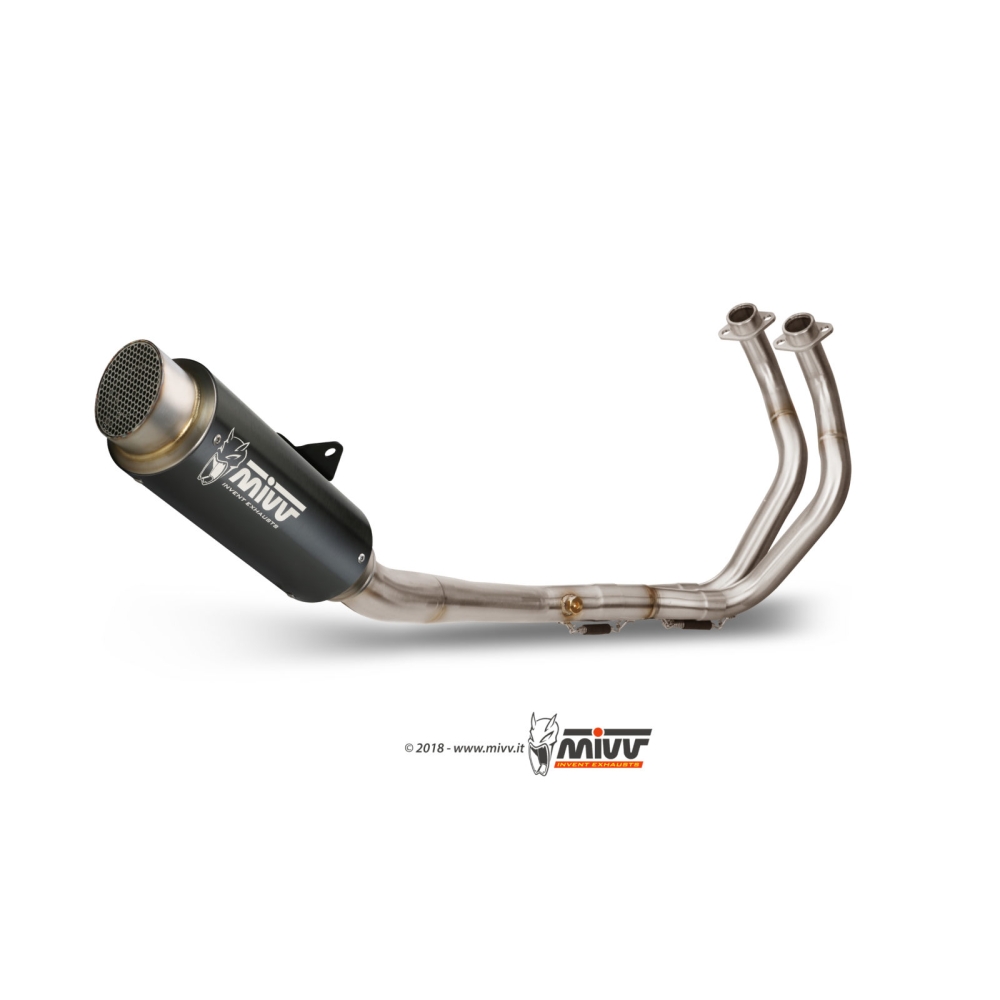 MIVV YAMAHA MT-07 / 2014 2024 GP PRO exhaust line system Inox silencer Y.065.LXBP