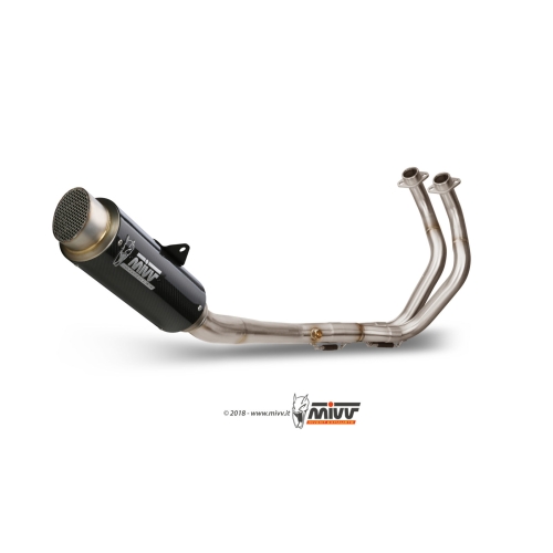 MIVV YAMAHA MT-07 / 2014 2024 GP PRO exhaust line system Carbon/Inox - Y.065.L2P