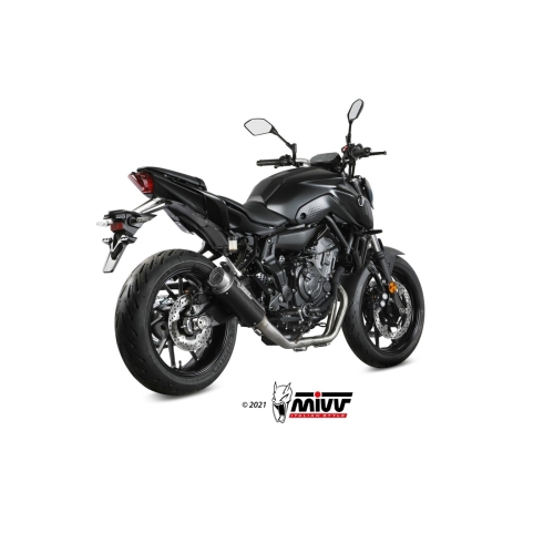 MIVV YAMAHA MT-07 / 2014 2024 GP PRO exhaust line system Carbon/Inox - Y.065.L2P