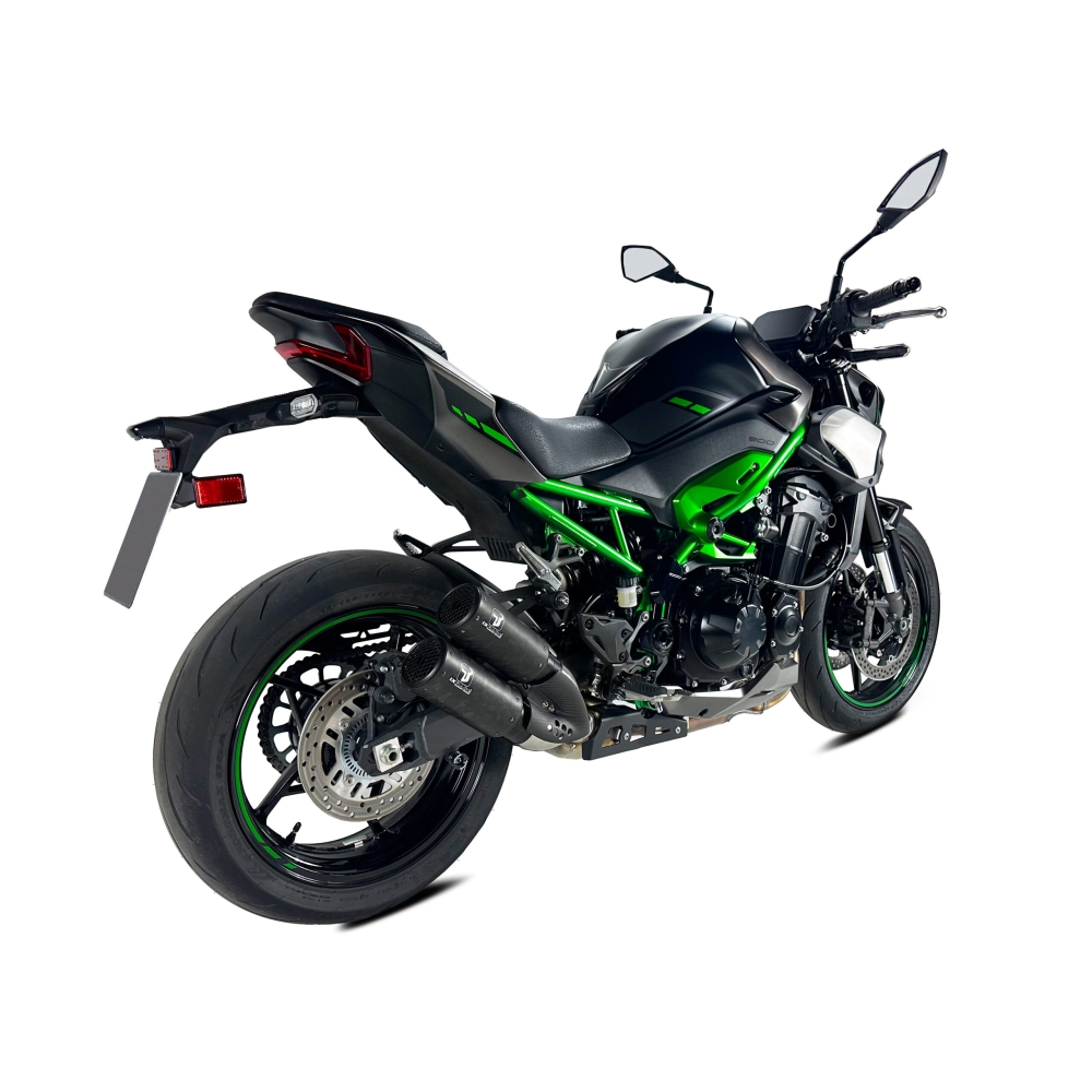 IXRACE KAWASAKI Z 900 / A2 / 2025 DOUBLE pot d'échappement DCX2 CARBON FORGED DK7430C2 - EURO5+