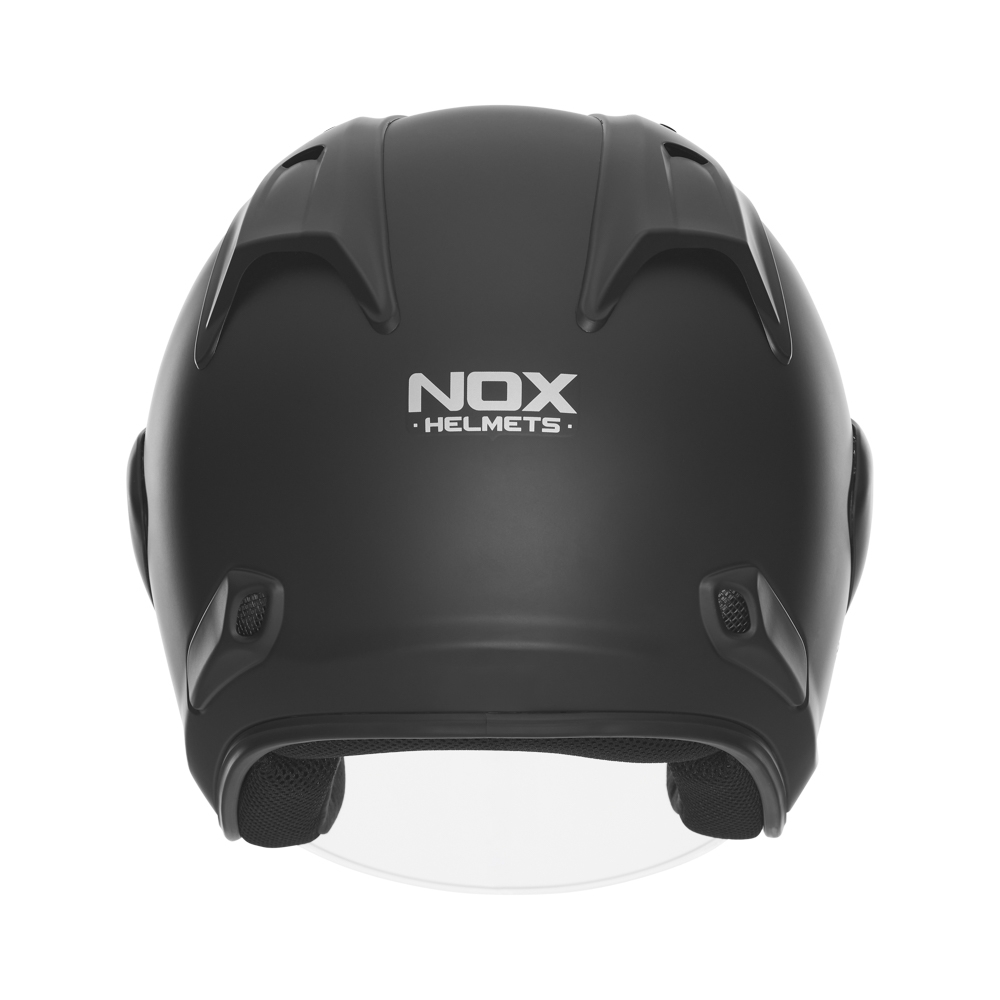 NOX casque jet moto scooter N220-S noir mat