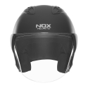 NOX casque jet moto scooter N220-S noir mat