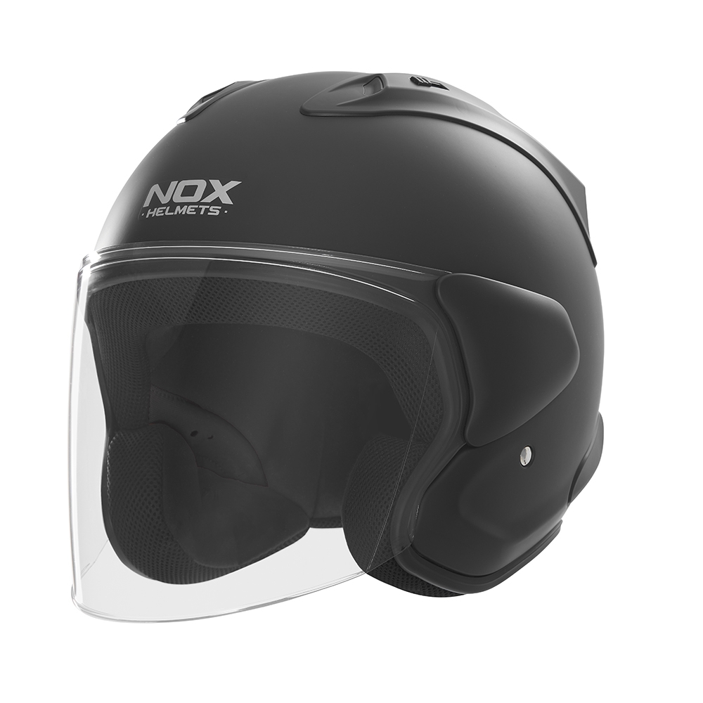 NOX casque jet moto scooter N220-S noir mat