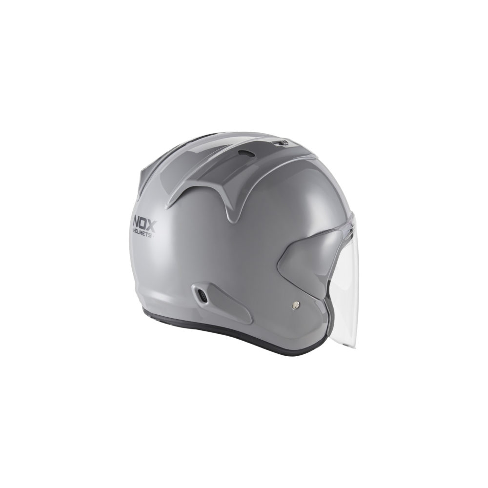 NOX casque jet moto scooter N220-S gris nardo