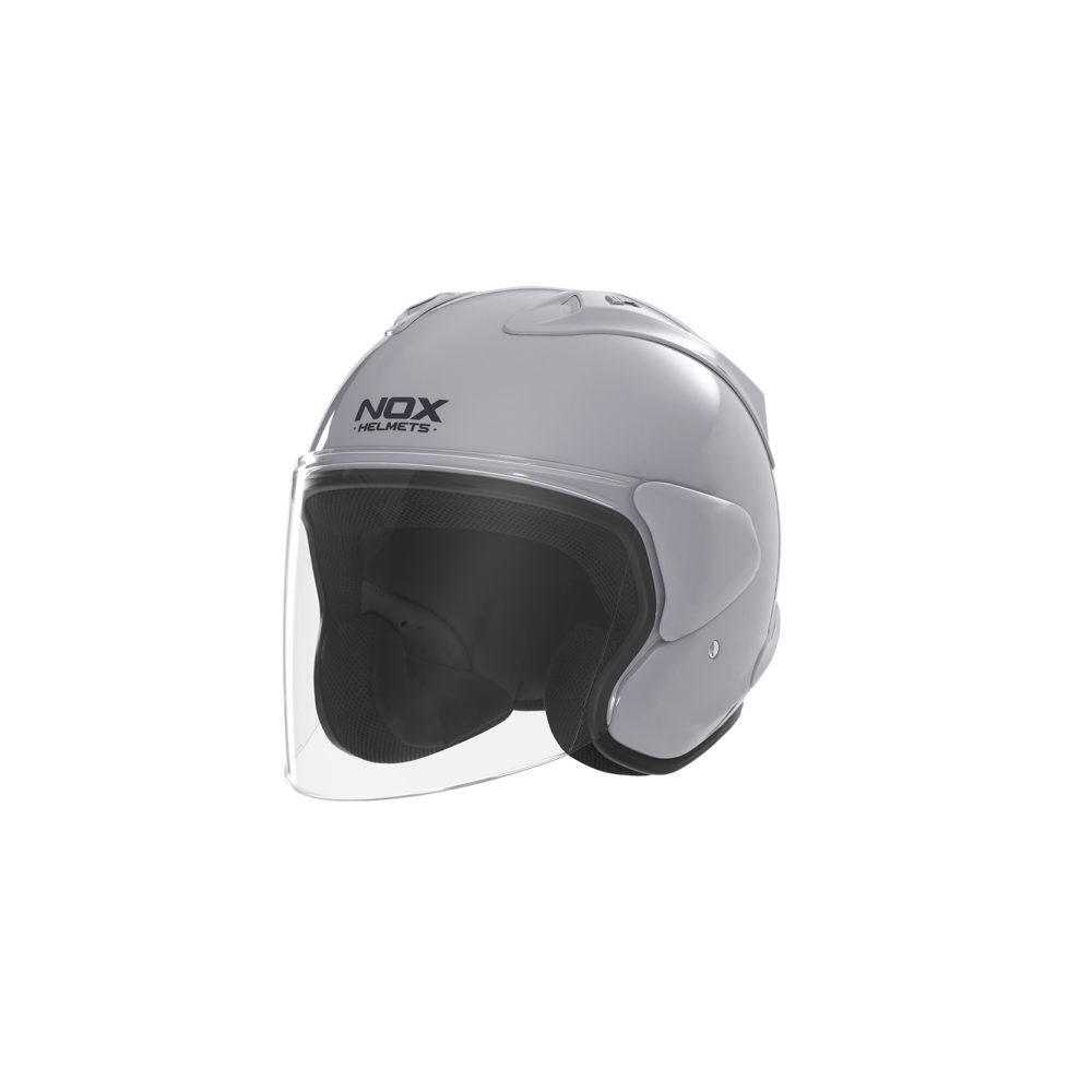 NOX casque jet moto scooter N220-S gris nardo