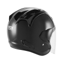 NOX casque jet moto scooter N220-S noir brillant