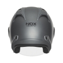 NOX casque jet moto scooter N220-S titane mat