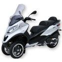 piaggio MP3 125 300 500 TOURING SPORT BUSINESS 2011 2018 pare brise bulle HP +10 avec protèges mains