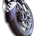 ERMAX bmw F800 GS 2013 2017 extension of FRONT mudguard black