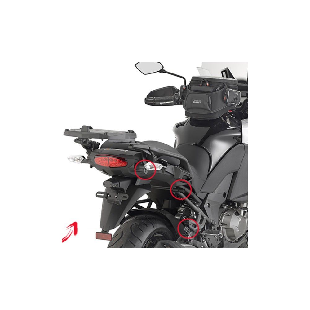 GIVI PLR4113 support à liaison rapide pour valise latérale MONOKEY kawasaki 1000 VERSYS 2015 2016